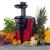 Der OmniJuice Slow Juicer Saftpresse Entsafter mit nur schonenden 43 U/min (maximale Saftausbeute, maximale Vitamine) Rot -